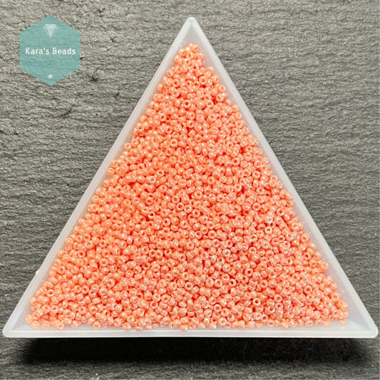 25g Tube 15/0 Miyuki Seed Beads RR15-429 Opaque Salmon
