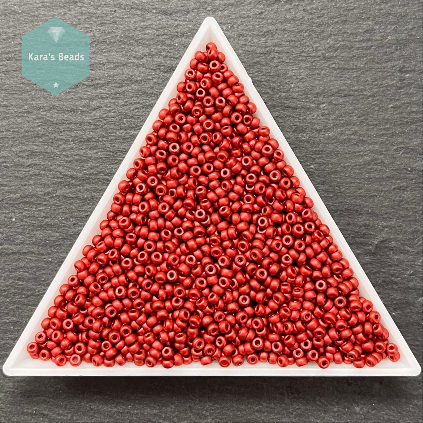 26g Tube 11/0 Miyuki Seed Beads RR11-4591 Lava Red