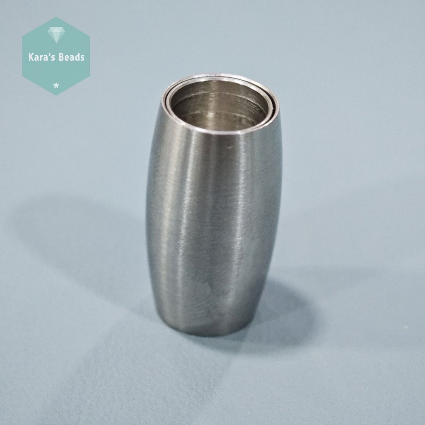 8mm Stainless Steel Magnetic Clasp Oval 1 pc