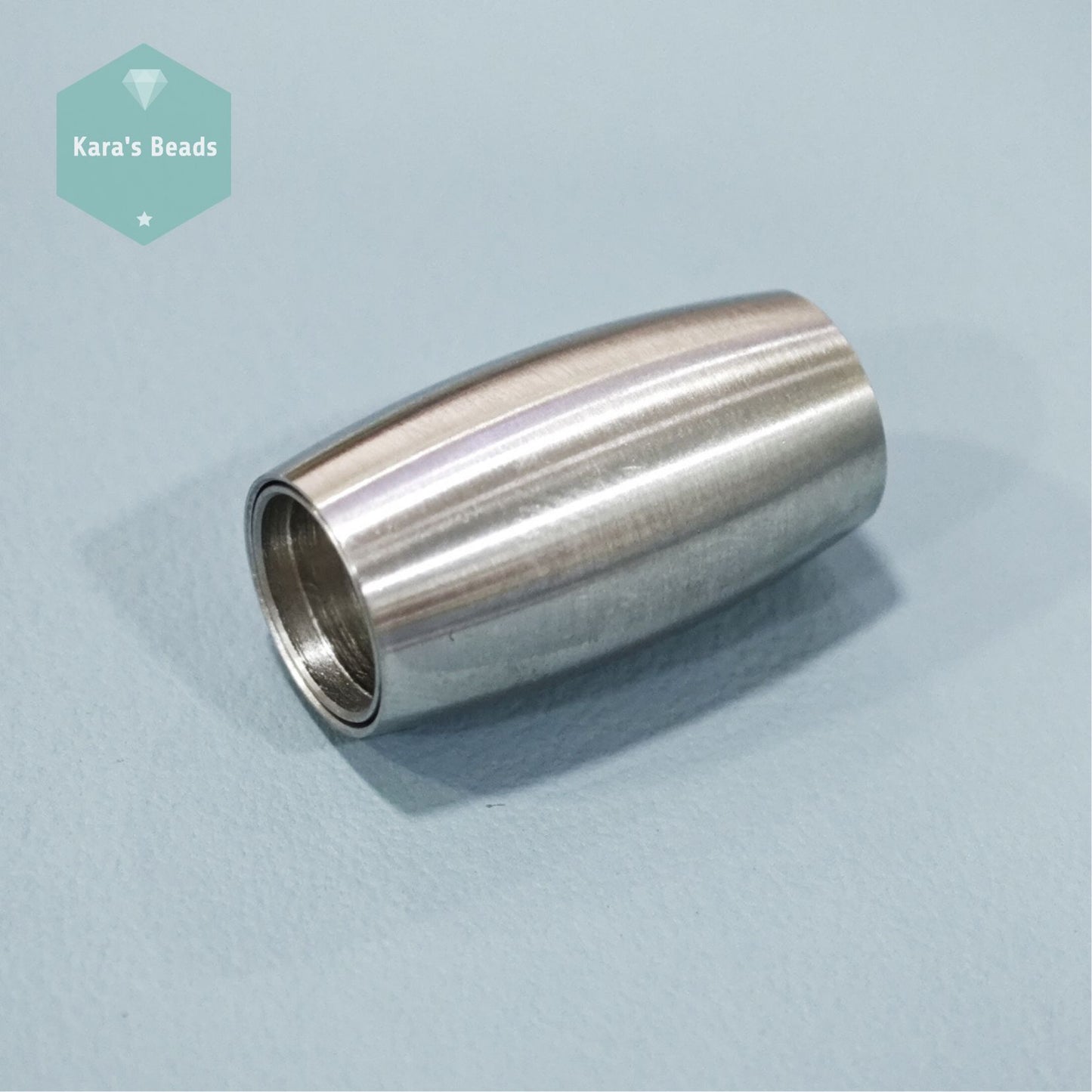 8mm Stainless Steel Magnetic Clasp Oval 1 pc