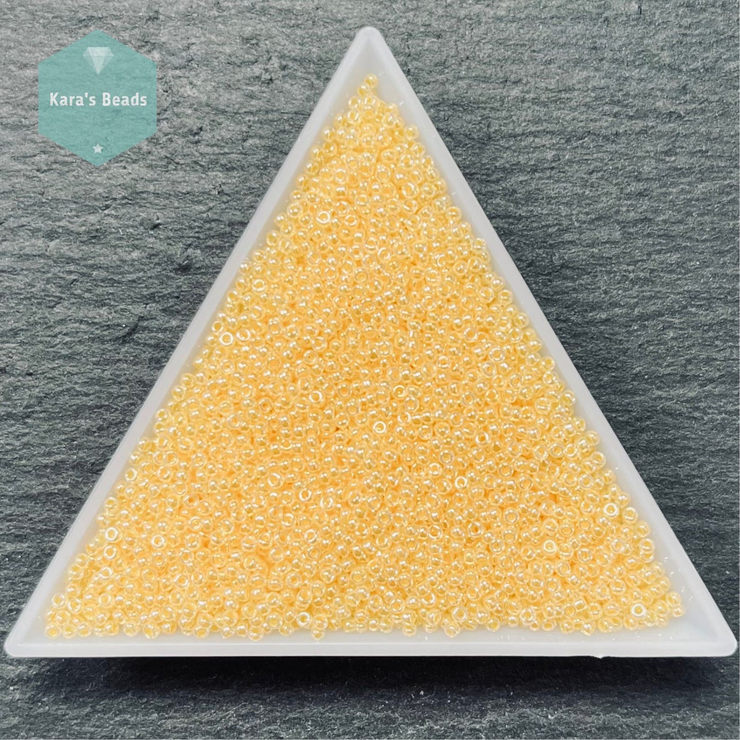 25g Tube 15/0 Miyuki Seed Beads RR15-516 Ceylon Light Daffodil