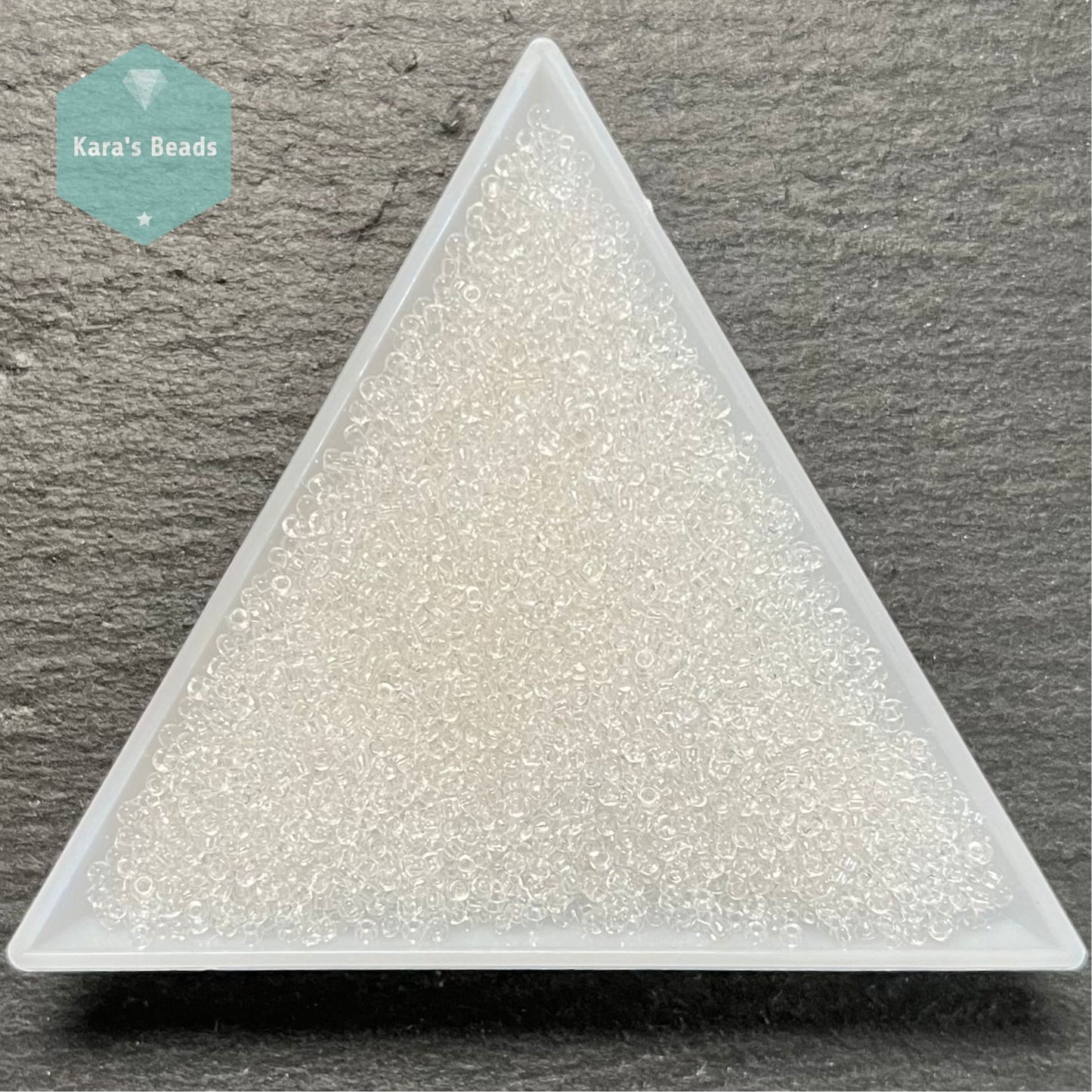 25g Tube 15/0 Miyuki Seed Beads RR15-0131 Crystal