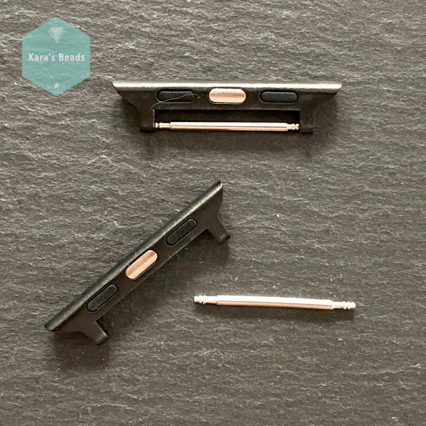 41mm Watch Band Connector Adapter Black 1 pc