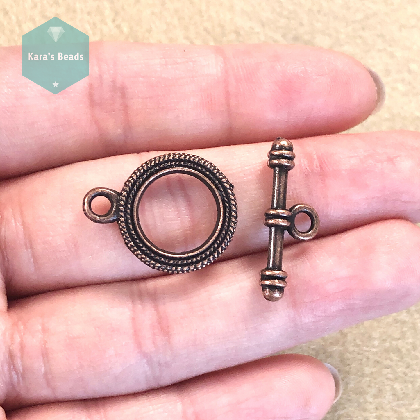 Vintage Look Toggle Clasp 1 pc