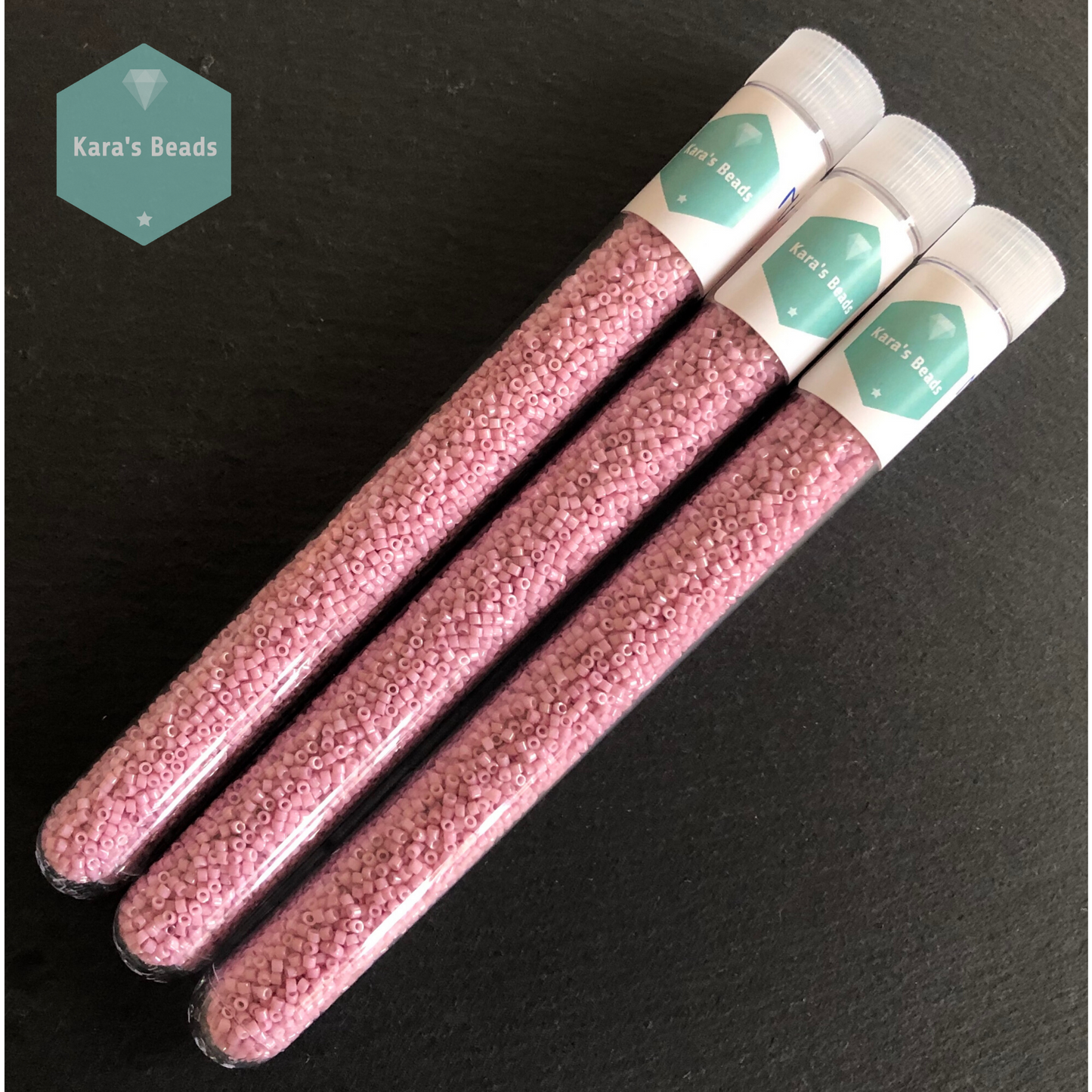 22g Tube 11/0 Miyuki Delica DB0210 Opaque Antique Rose Luster