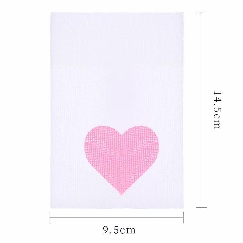 Heart Gift Bag - White & Pink