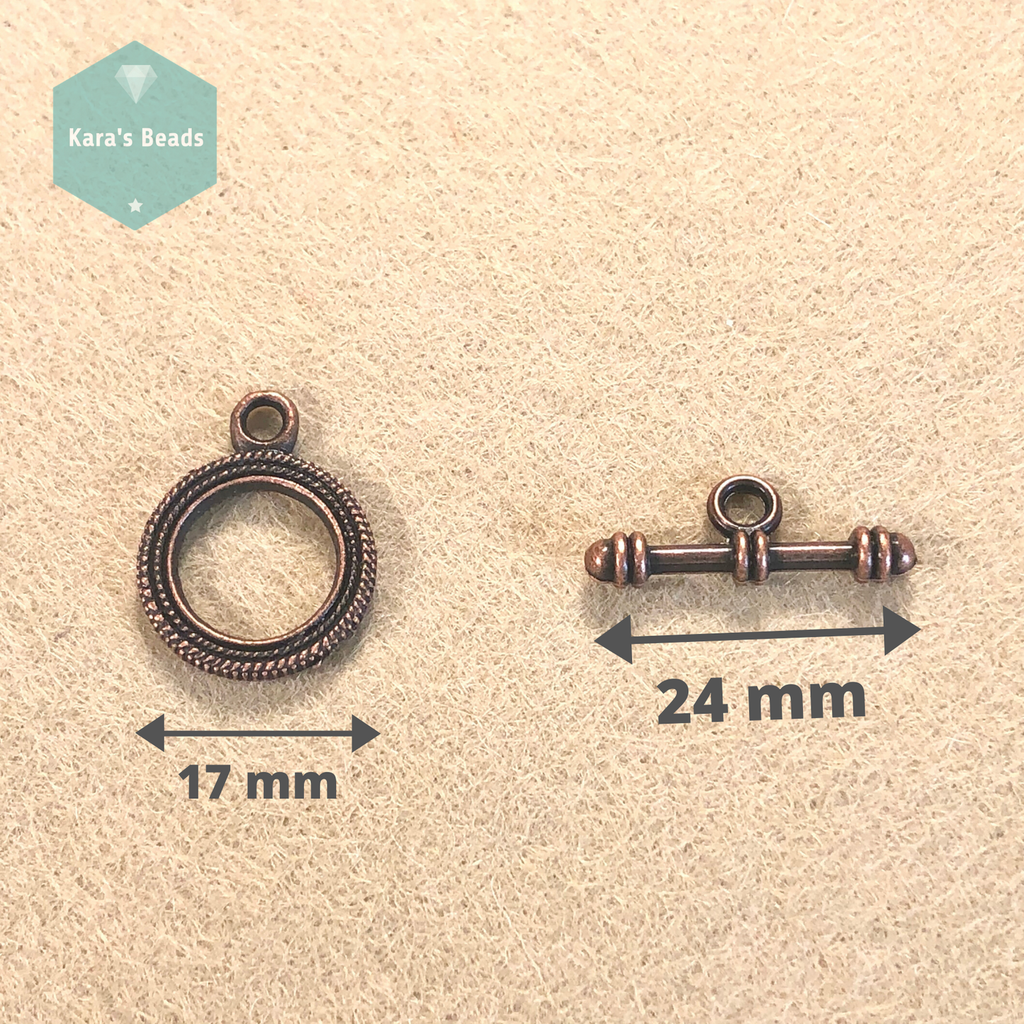 Vintage Look Toggle Clasp 1 pc