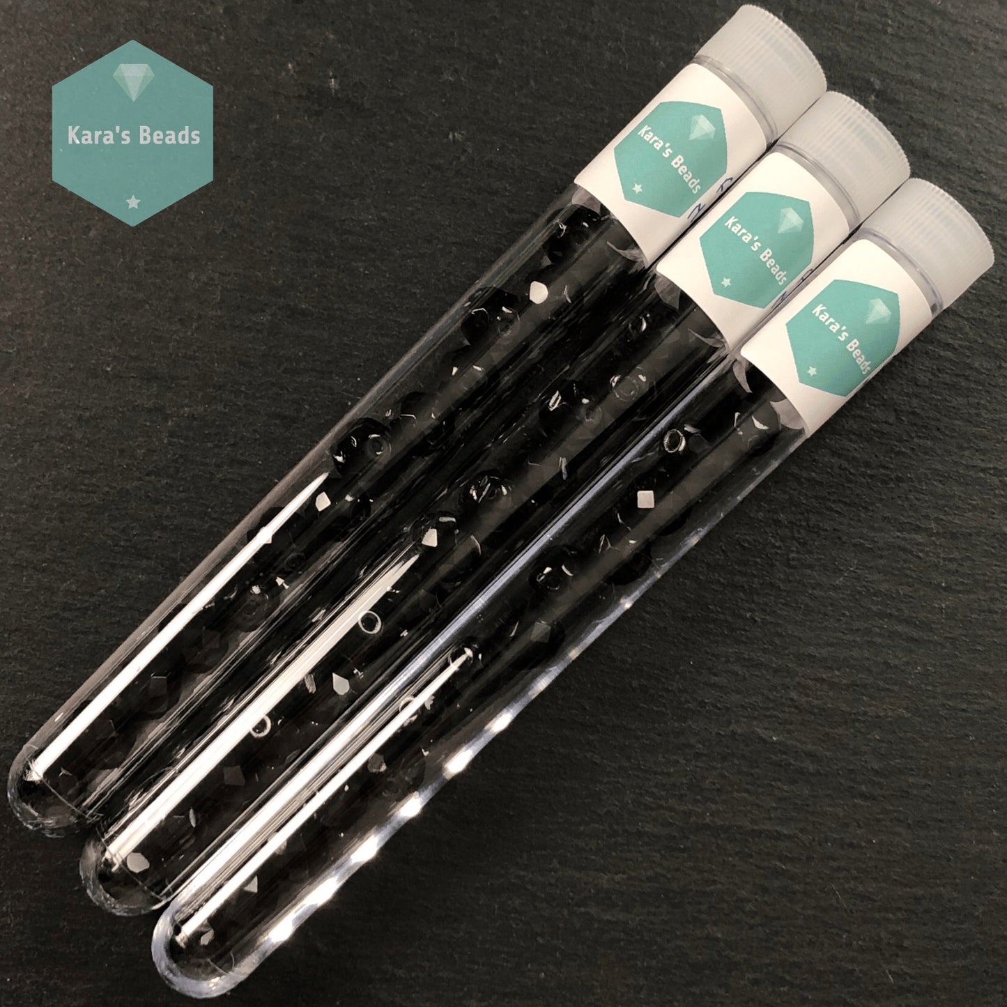 15pcs Tube 10mm Montana Blue Fire Polish Round Beads