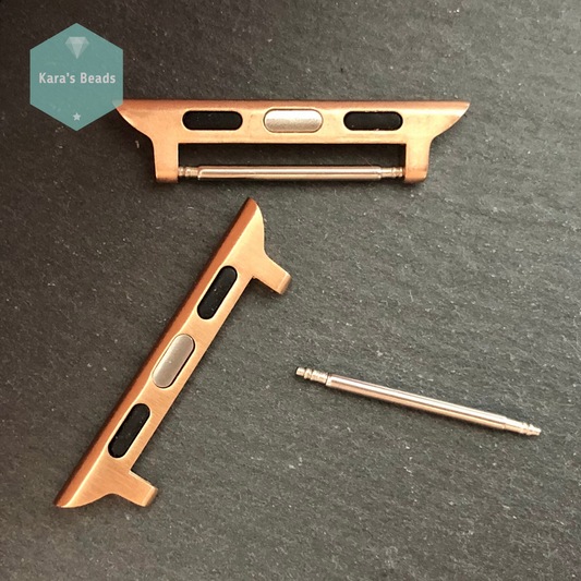 41mm Watch Band Connector Adapter Rose Gold 1 pc