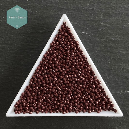 25g Tube 11/0 Toho TR11-46 Opaque Oxblood