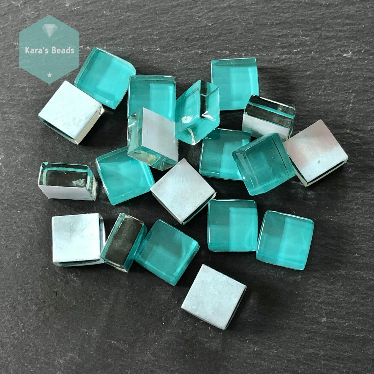 15x15 mm Tile Aqua 1 pc