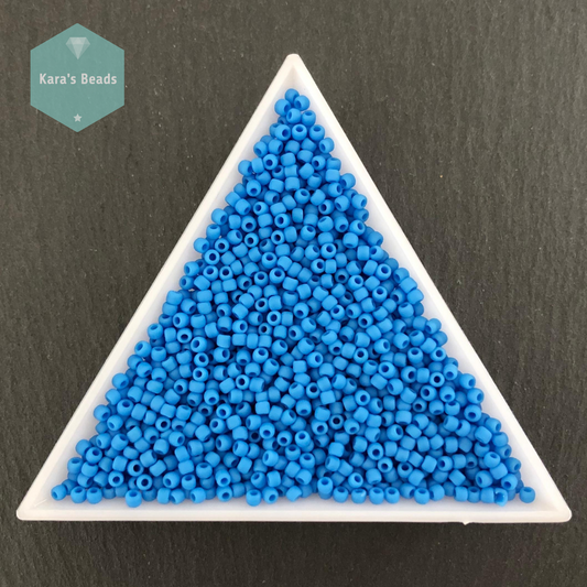 25g Tube 11/0 Toho TR11-43DF Opaque Frosted Cornflower