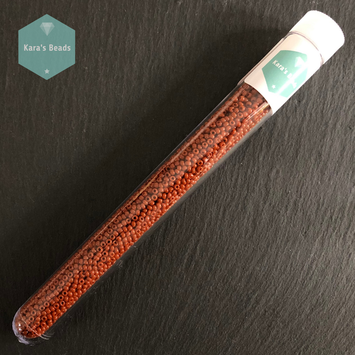 25g Tube 11/0 Toho TR11-46L Opaque Terracotta