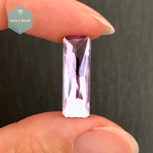 21x7 mm Princess Cut Baguette Violet 1 pc