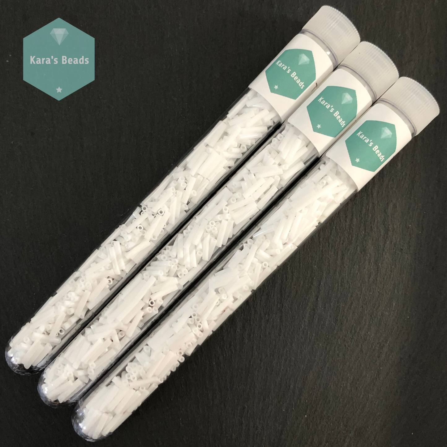 18g Tube 9mm Toho Bugles TB3-41 Opaque White