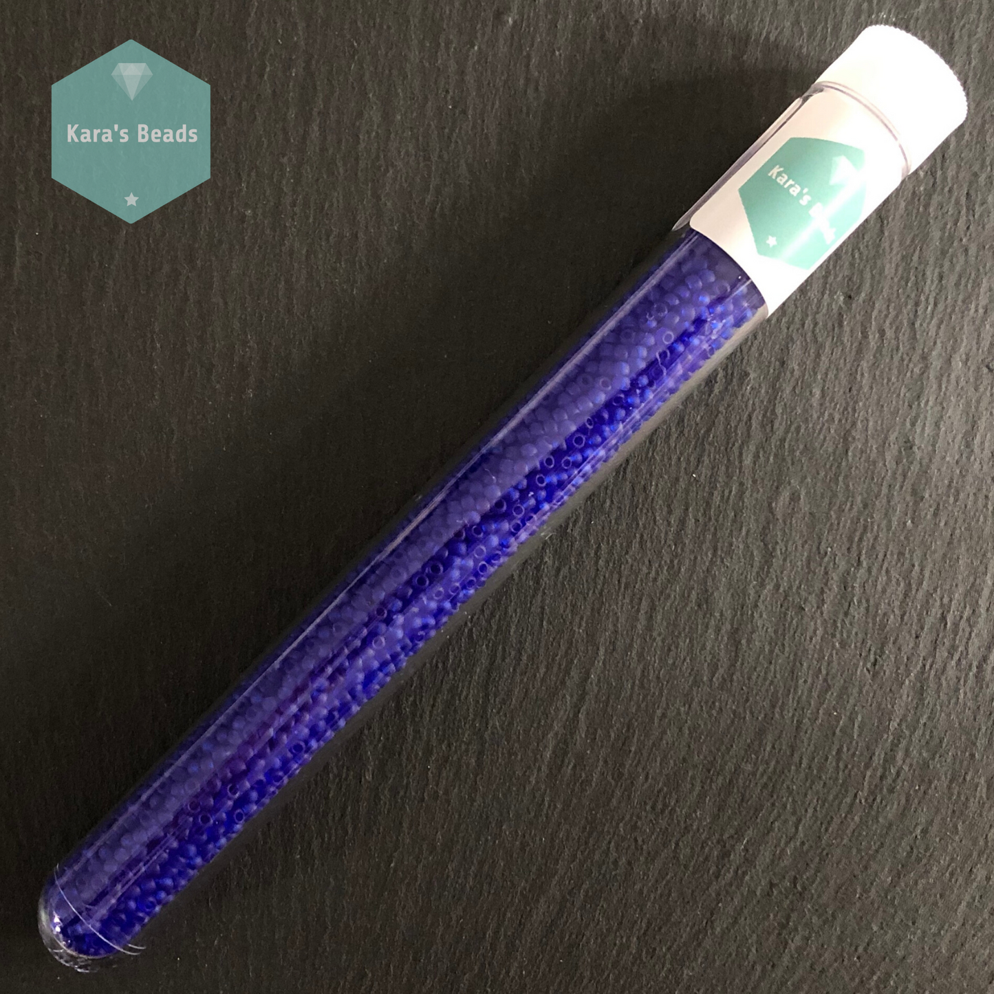 25g Tube 11/0 Toho TR11-8F Transparent Frosted Dark Sapphire