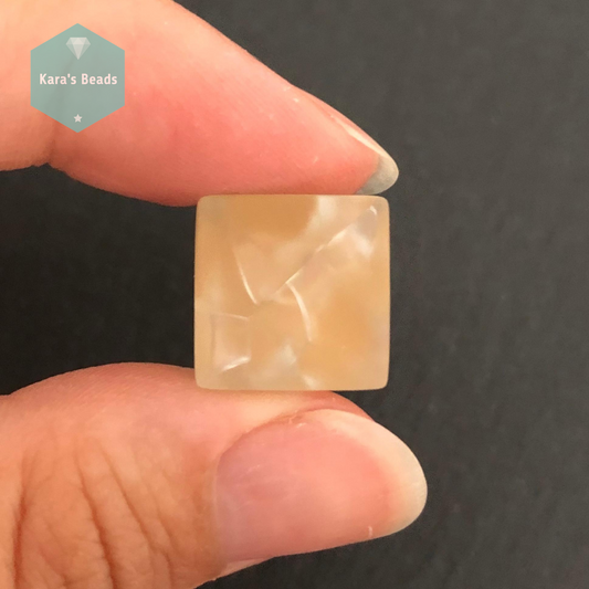 15x15 mm Crackle Tile Frost Cream 1 pc