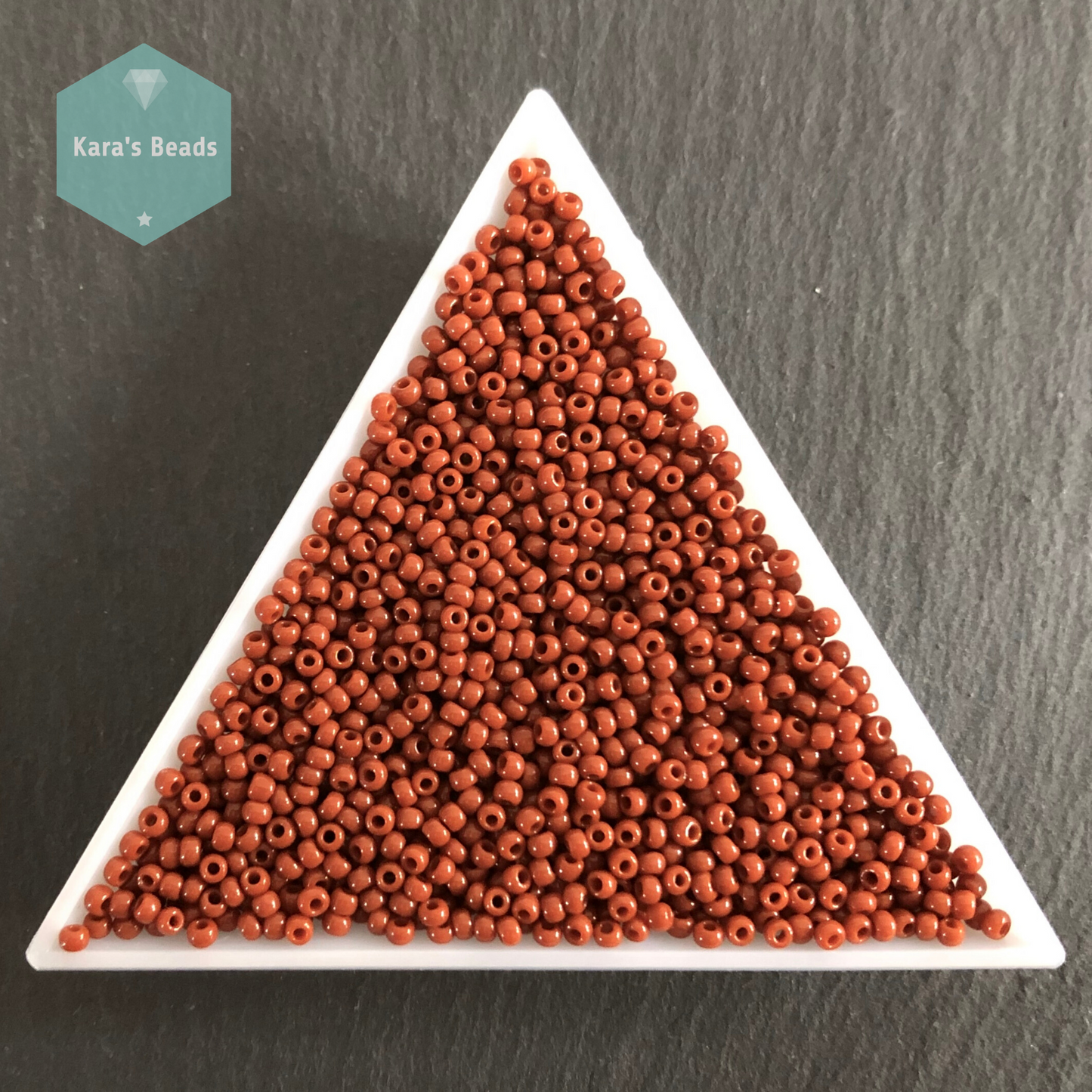 25g Tube 11/0 Toho TR11-46L Opaque Terracotta