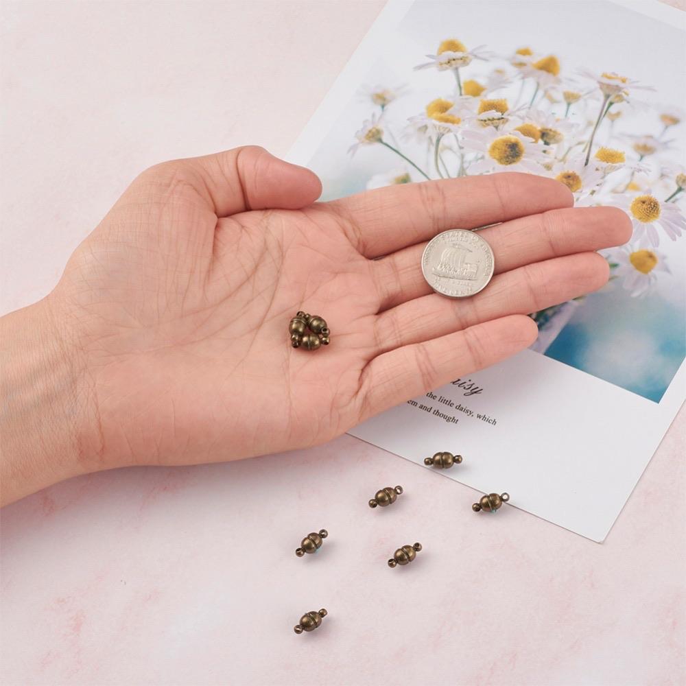 Mini Bronze Magnetic Clasp 1 pc