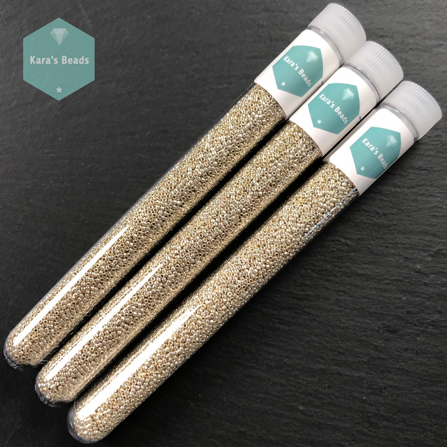 25g Tube 15/0 Toho TR15-PF558 PermaFinish Galvanized Aluminum