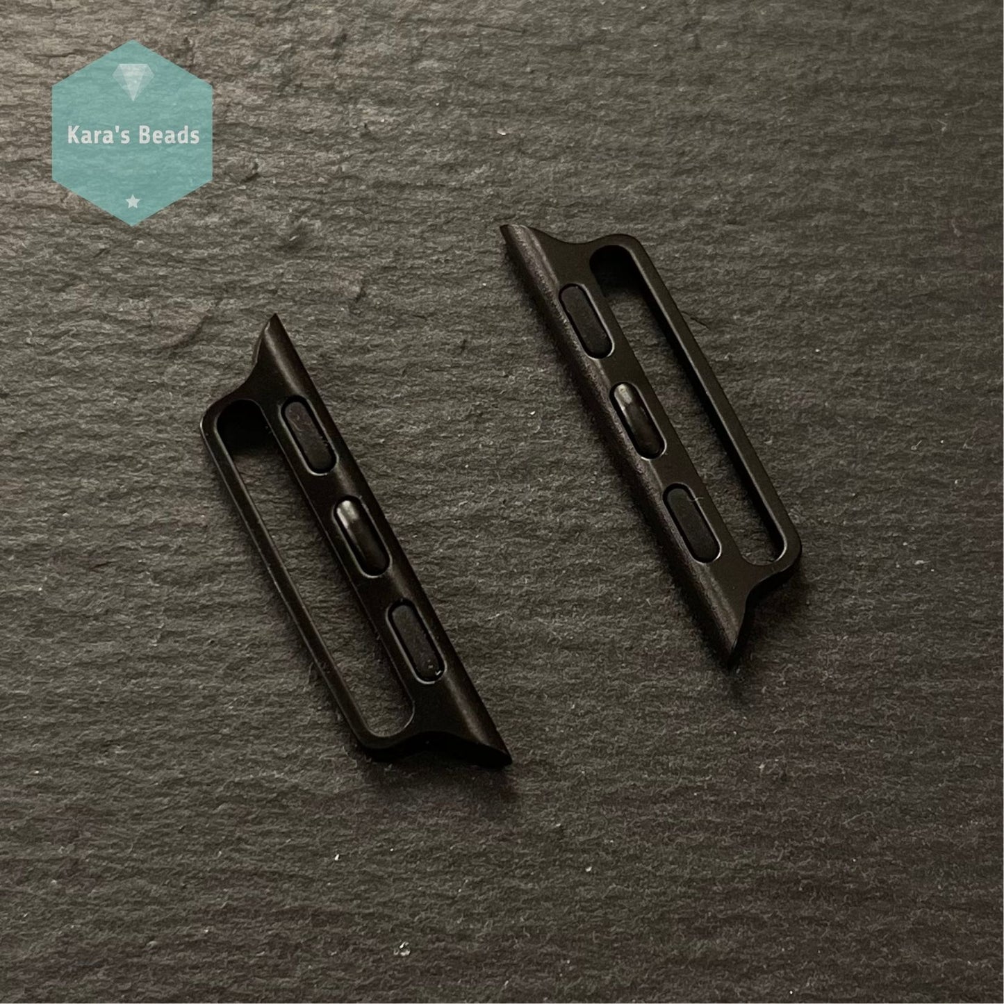 41mm Apple Watch Band Connector Black 1 pc