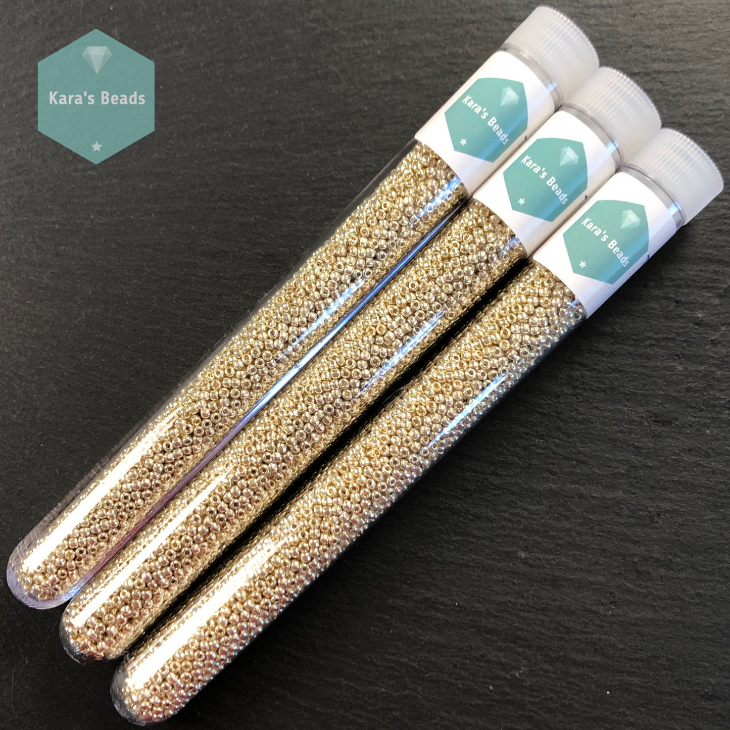 25g Tube 11/0 Toho TR11-PF558 PermaFinish Galvanized Aluminum