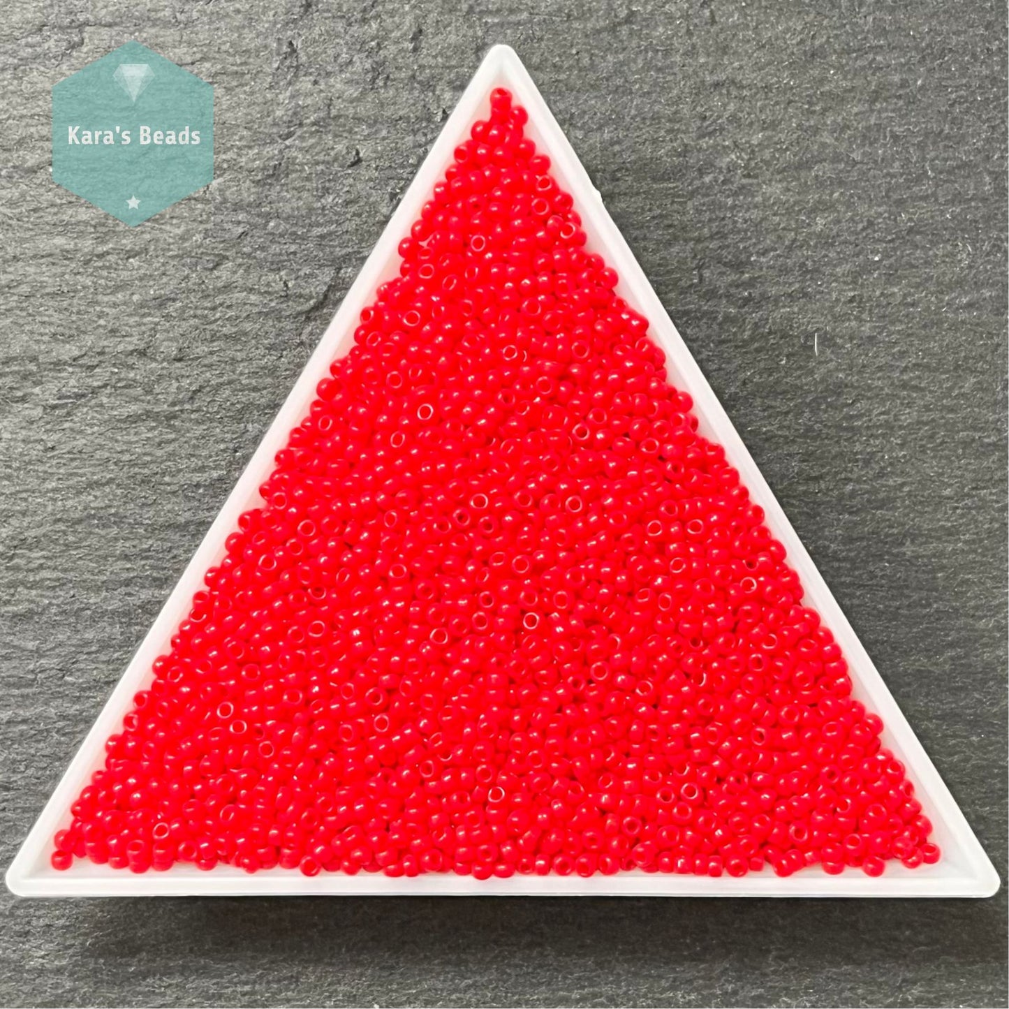 25g Tube 15/0 Miyuki Seed Beads RR15-0408 Opaque Dark Red