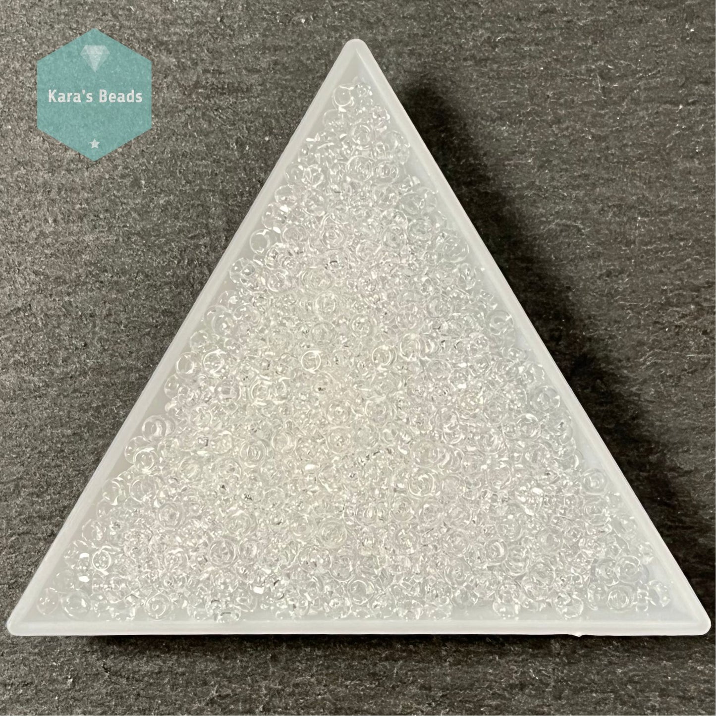 24g Tube 8/0 Toho Demi Round TN8-1 Crystal