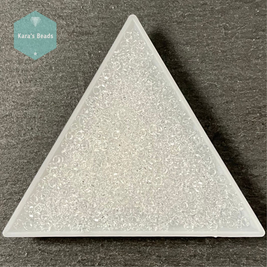 24g Tube 8/0 Toho Demi Round TN8-1 Crystal