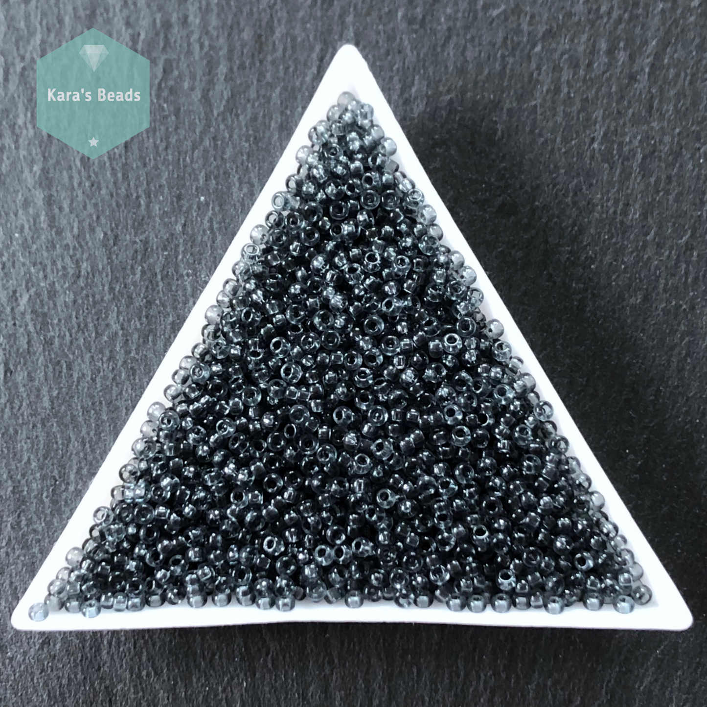 26g Tube 11/0 Miyuki Seed Beads RR11-152 Transparent Grey