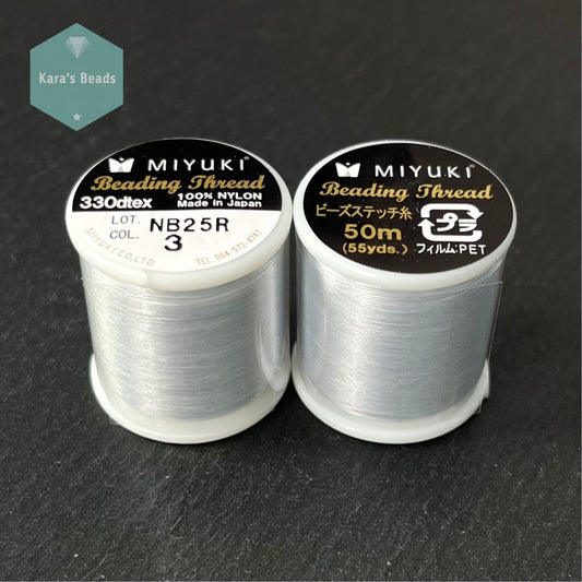 Miyuki Beading Thread 50 m - Col. 3 Silver