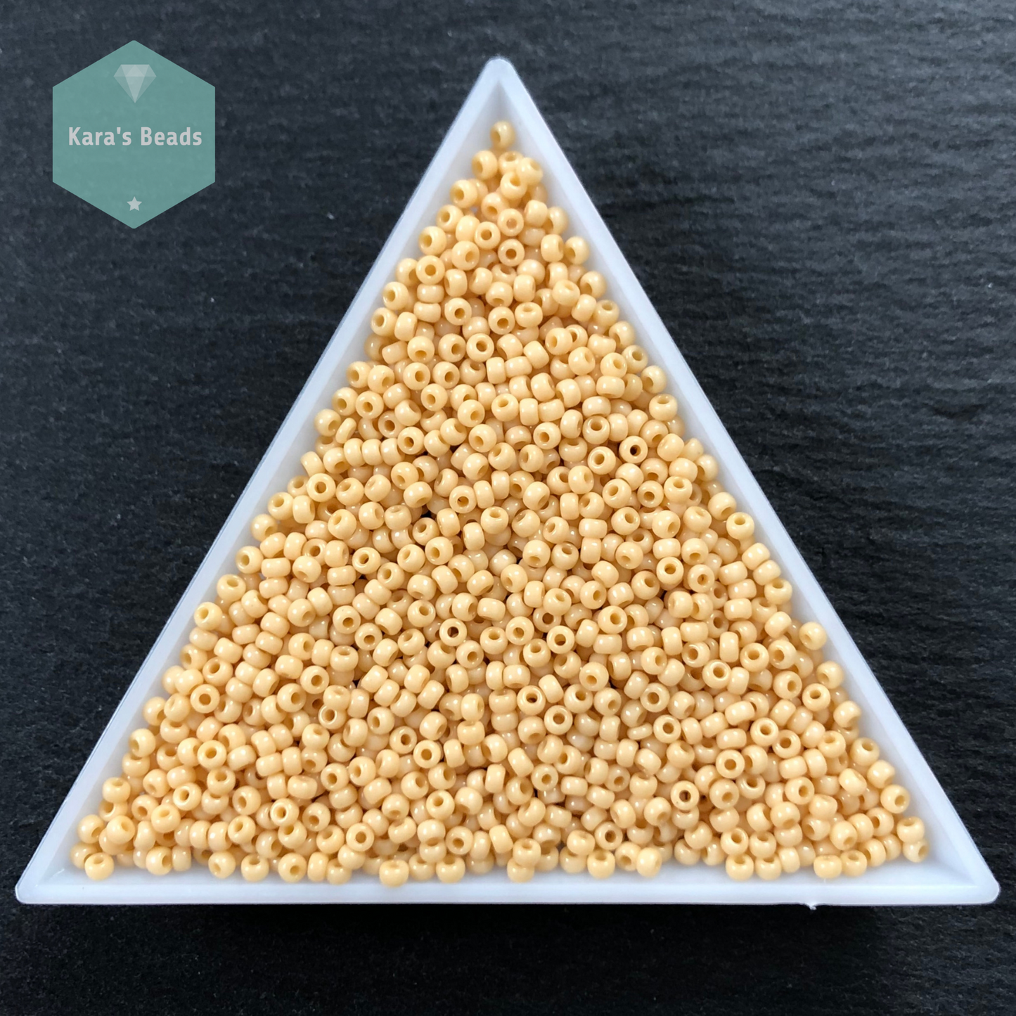 25g Tube 11/0 Miyuki Seed Beads RR11-0493 Opaque Pear