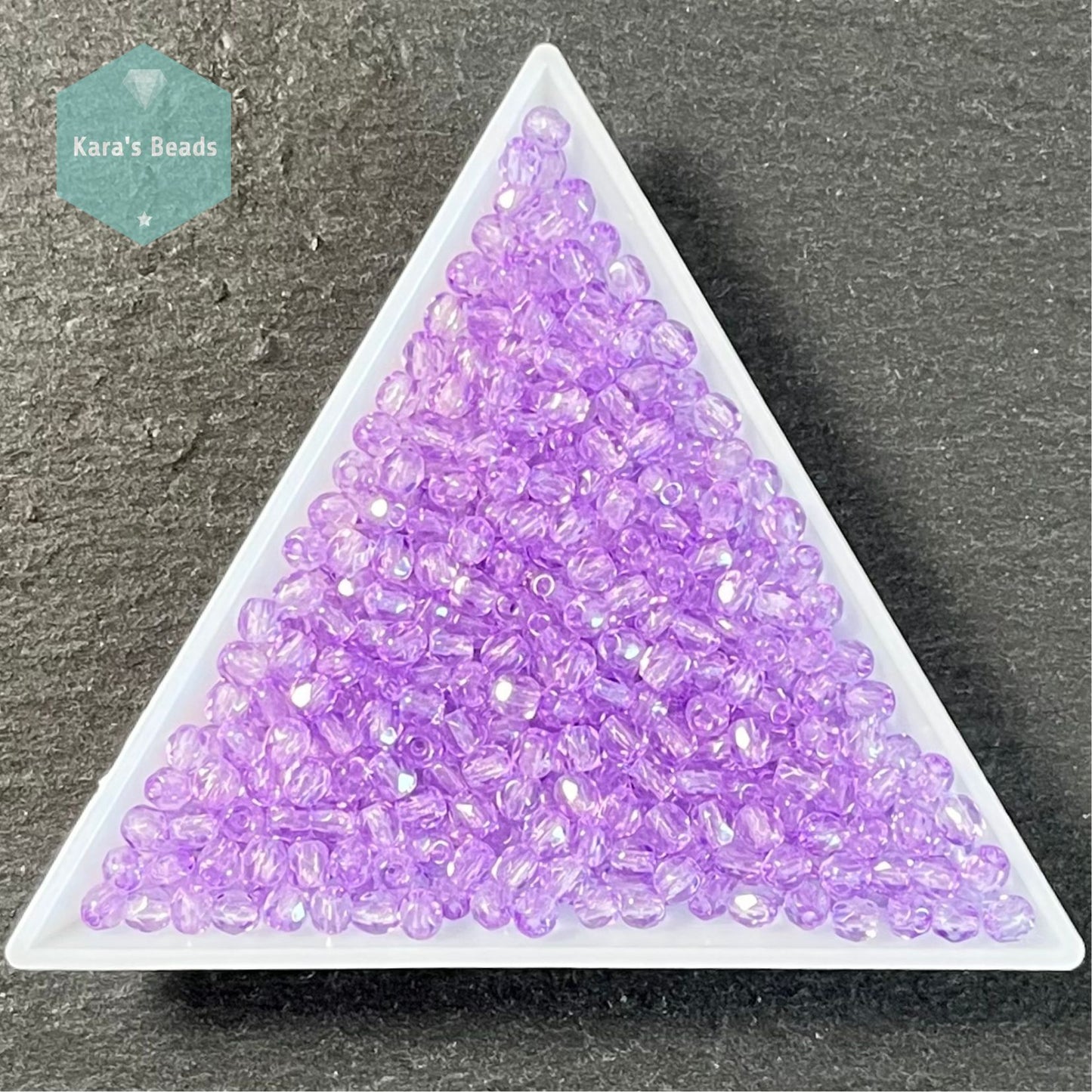 700pcs Tube 3mm Fire Polish Round Beads Alexandrite