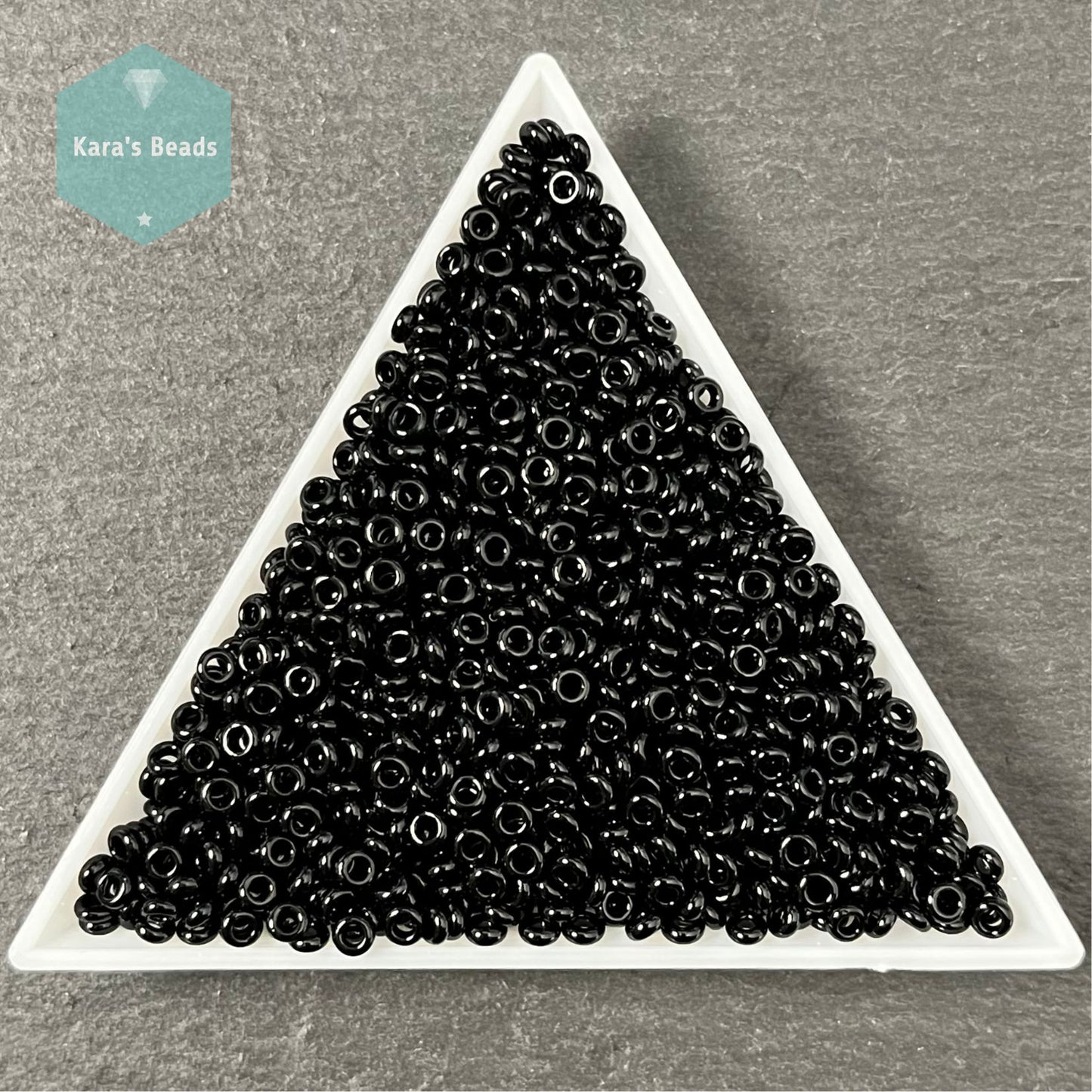 24g Tube 8/0 Toho Demi Round TN8-49 Opaque Jet