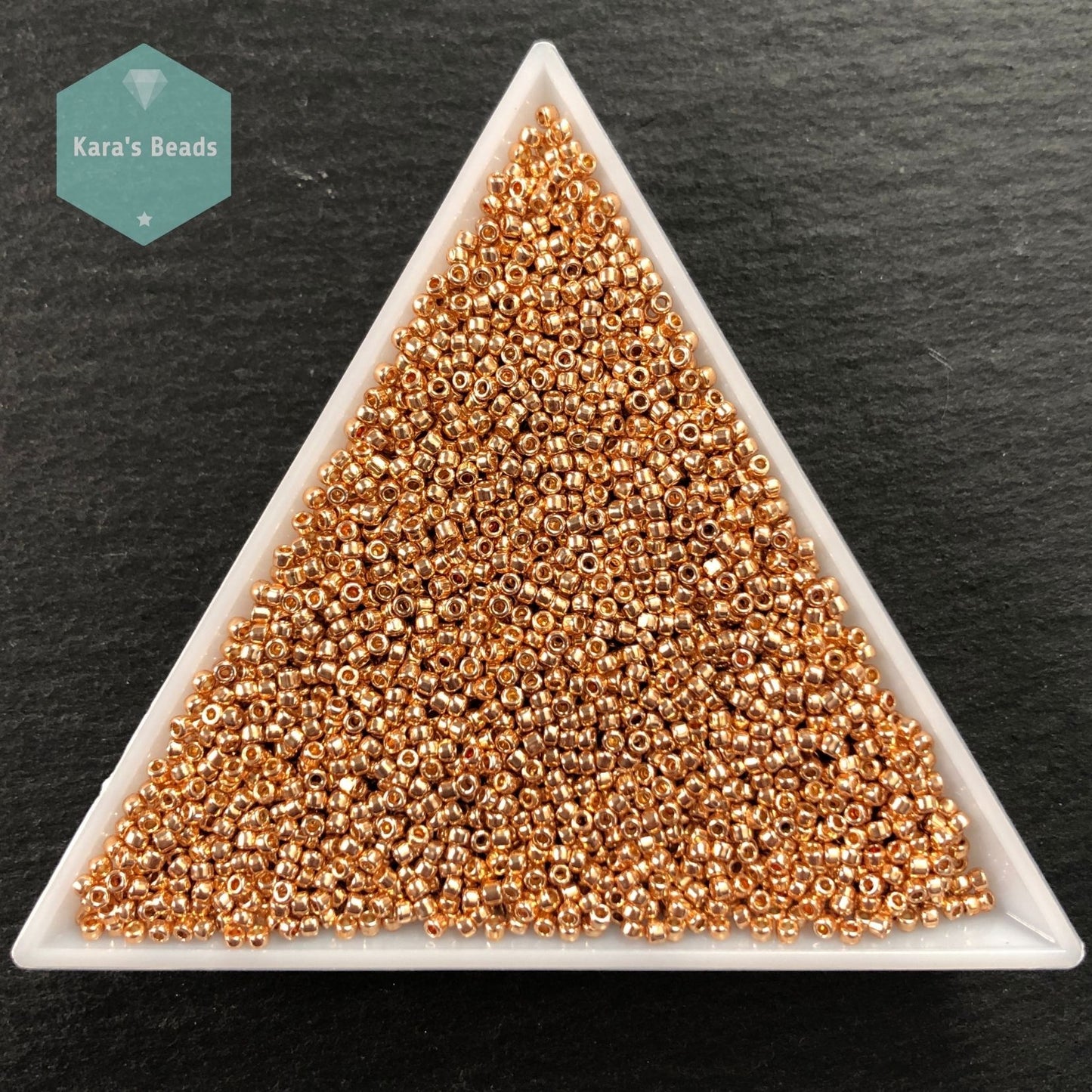 25g Tube 15/0 Toho TR15-PF551 PermaFinish Galvanized Rose Gold