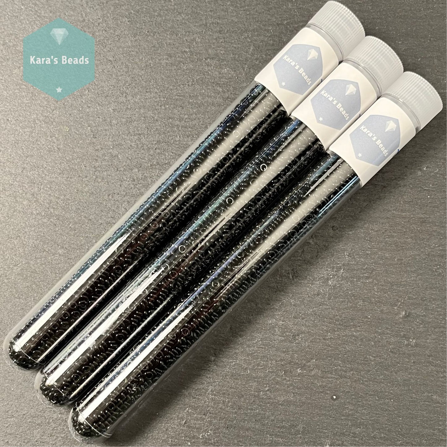 24g Tube 8/0 Toho Demi Round TN8-49 Opaque Jet