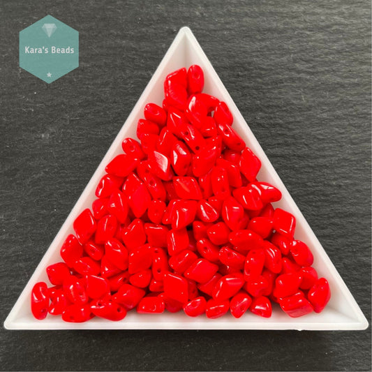 27g Tube Matubo Gemduo Beads Opaque Red