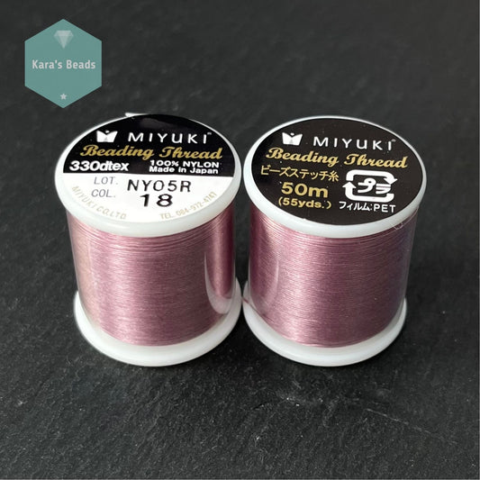 Miyuki Beading Thread 50 m - Col. 18 Rose