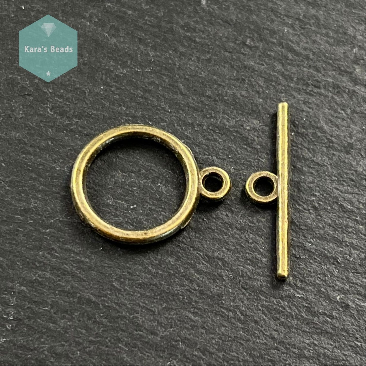 Bronze Plain Toggle Clasp 1 pc