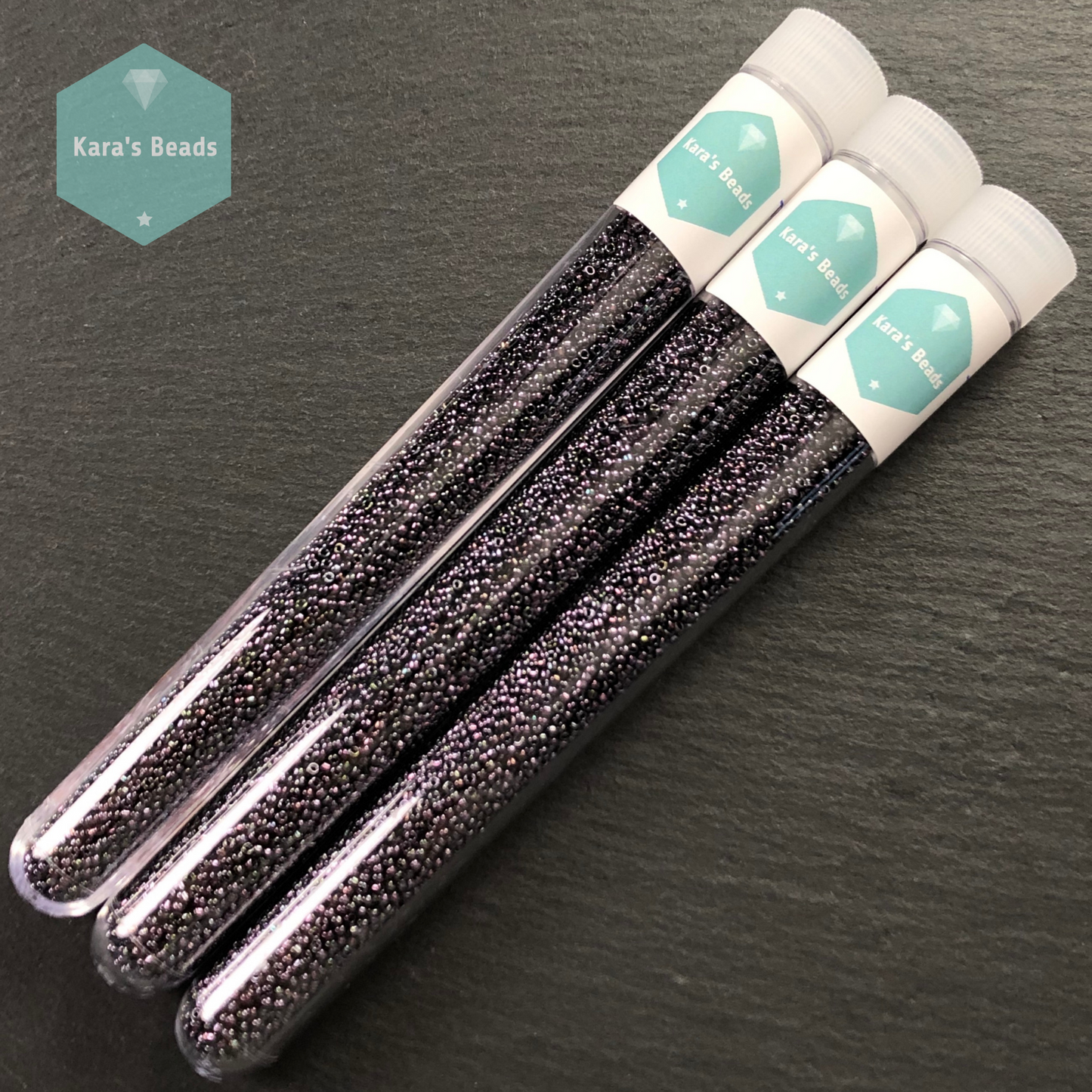 25g Tube 15/0 Toho TR15-90 Metallic Purple Iris