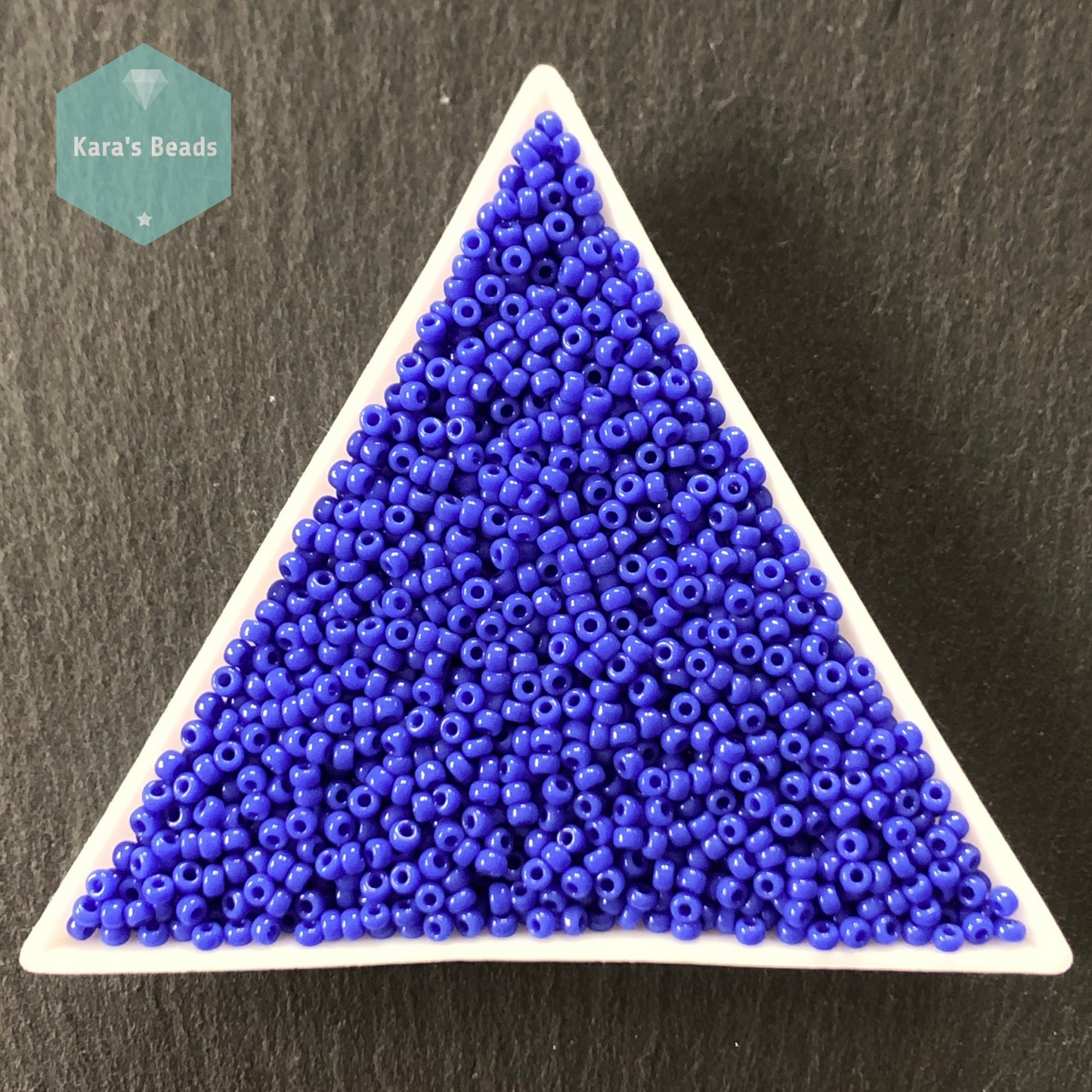 26g Tube 11/0 Miyuki Seed Beads RR11-417 Opaque Blue