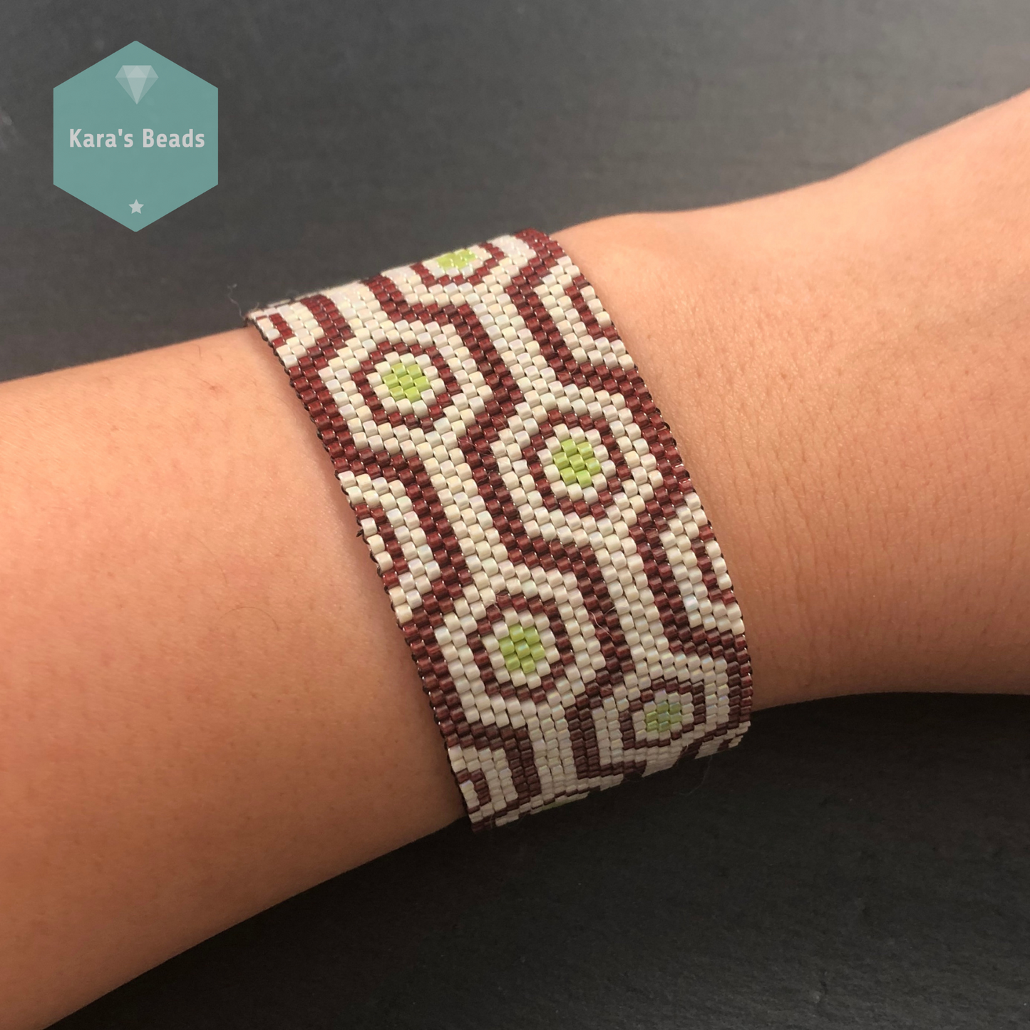 HEXAGON UNITY Even Count Peyote Pattern