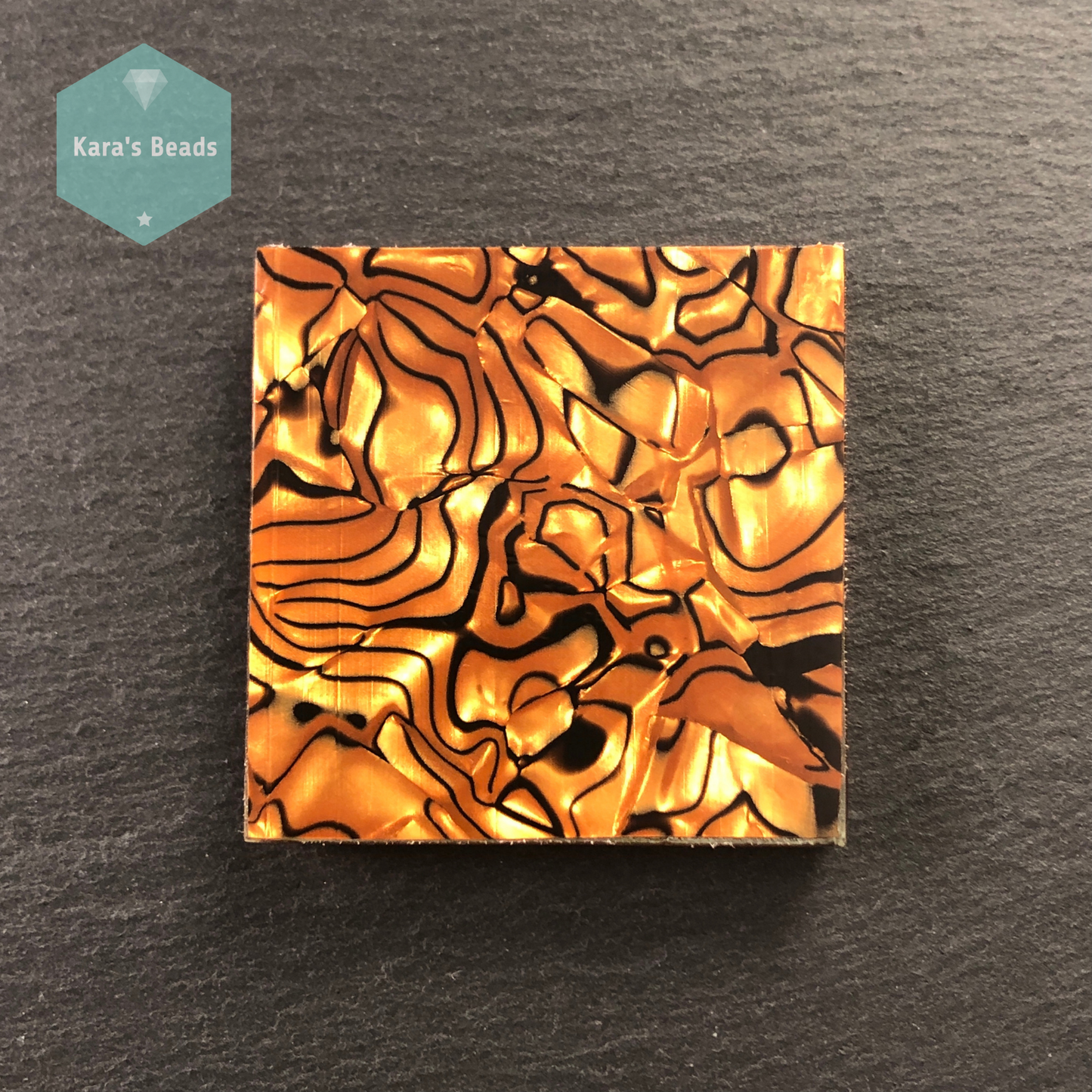 48x48 mm Double Sided Tile Gold Marble Effect 1 pc