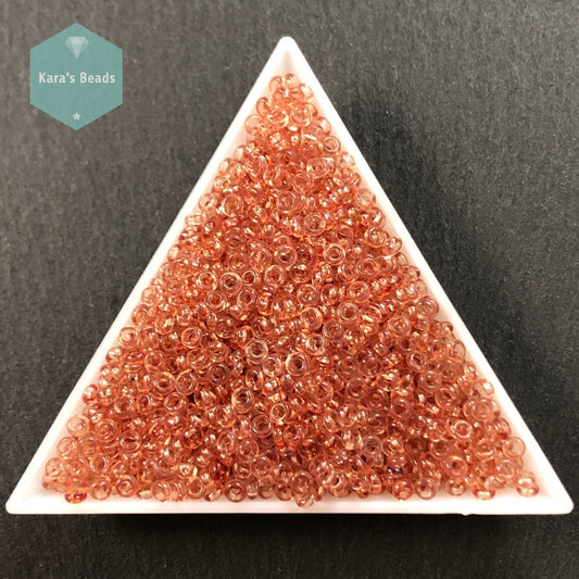 24g Tube 8/0 Toho Demi Round TN8-YPS0040 HYBRID ColorTrends Transparent Warm Taupe