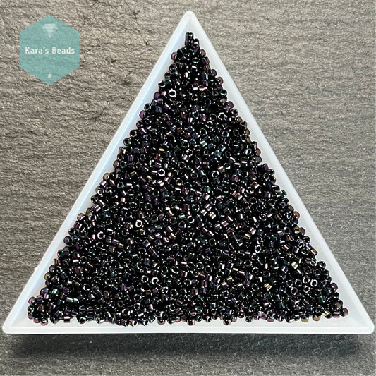 22g Tube 11/0 Miyuki Delica DB0004 Purple Iris