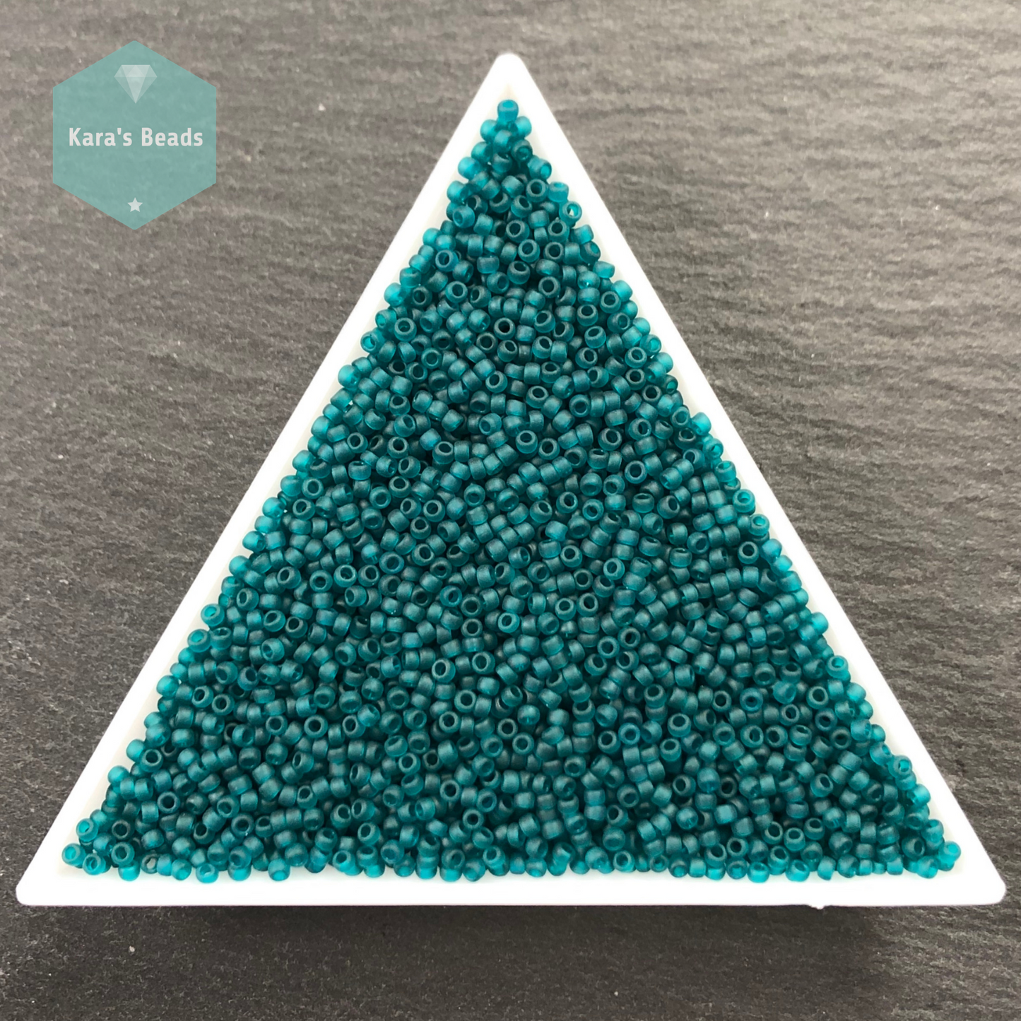 25g Tube 15/0 Toho TR15-7BDF Transparent Frosted Teal