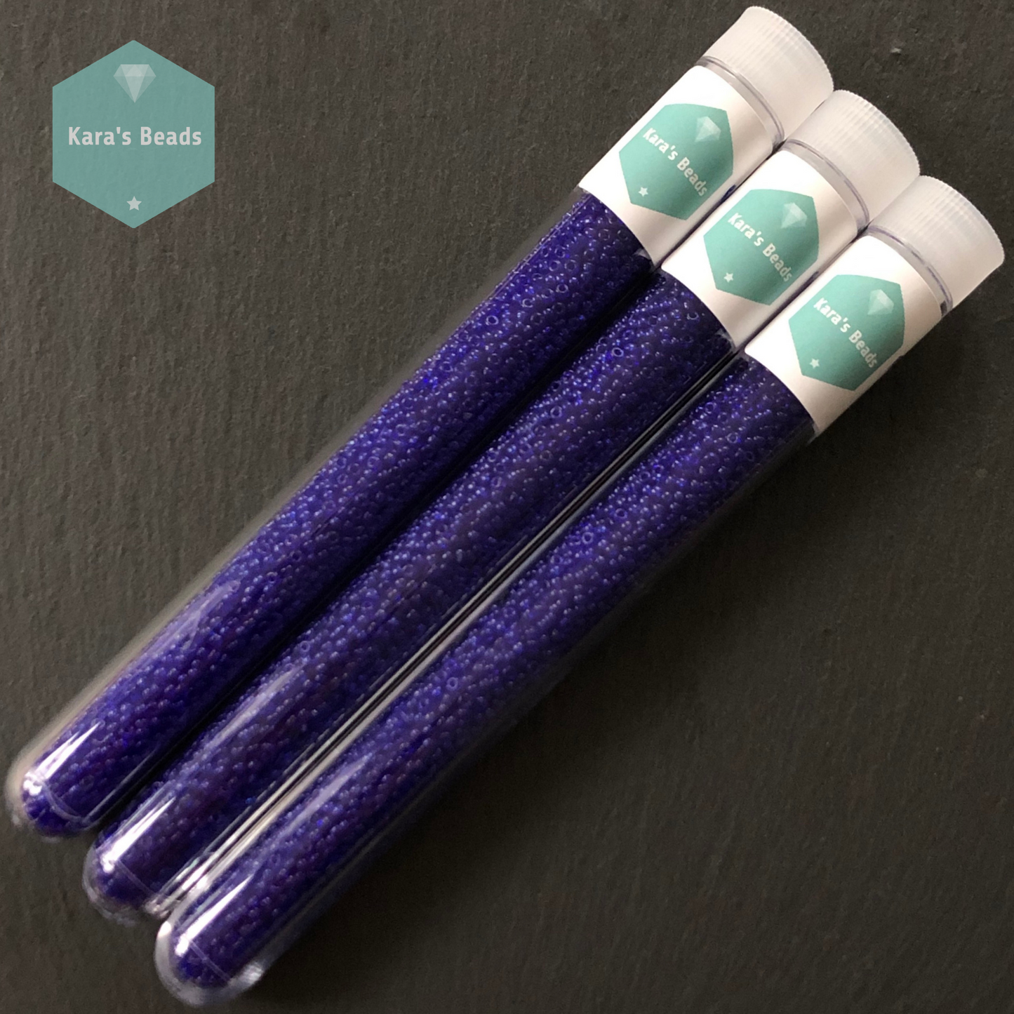 26g Tube 11/0 Miyuki Seed Beads RR11-151 Transparent Cobalt