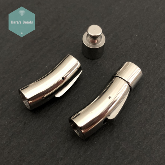 7 mm Stainless Steel Bayonet Clasp 1 pc