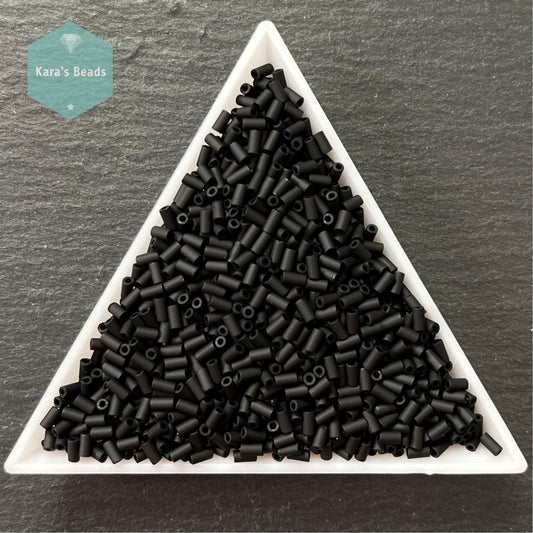 22g Tube 3mm Toho Bugles TB1-49F Opaque Frosted Jet