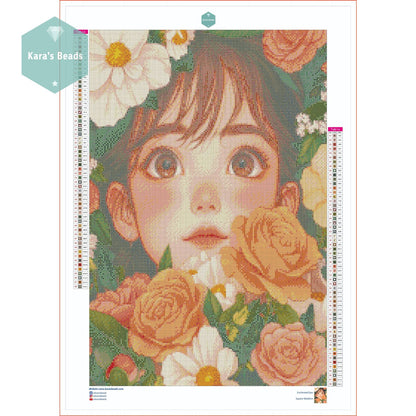 Enchanted Eyes Diamond Painting Kit | Square Resin Drill | Soft Velvet Canvas 40×60 cm | Precut Stickers & Tool Set | DIY Craft
